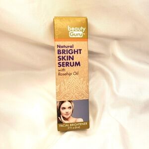 𝅺natural bright skin serum roll on with rosehip oil facial brightener